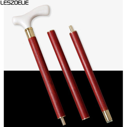 White Resin Handle African Wooden Luxury Walking Stick Men And Women Fashion Elegant Walking Stick Vintage Walking Canes