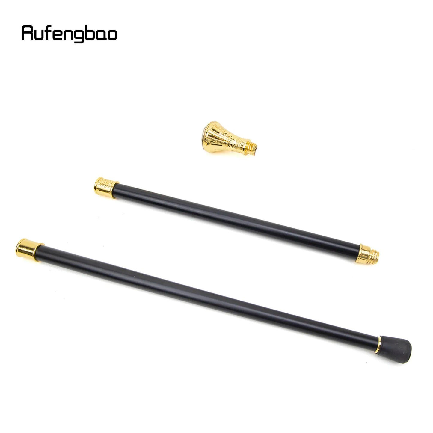 Gold Luxury Roaring Bear Head Totem Walking Cane Fashion Decorative Walking Stick Gentleman Elegant Cosplay Knob Crosier 93cm