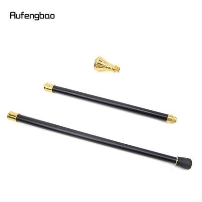 Gold Luxury Roaring Bear Head Totem Walking Cane Fashion Decorative Walking Stick Gentleman Elegant Cosplay Knob Crosier 93cm