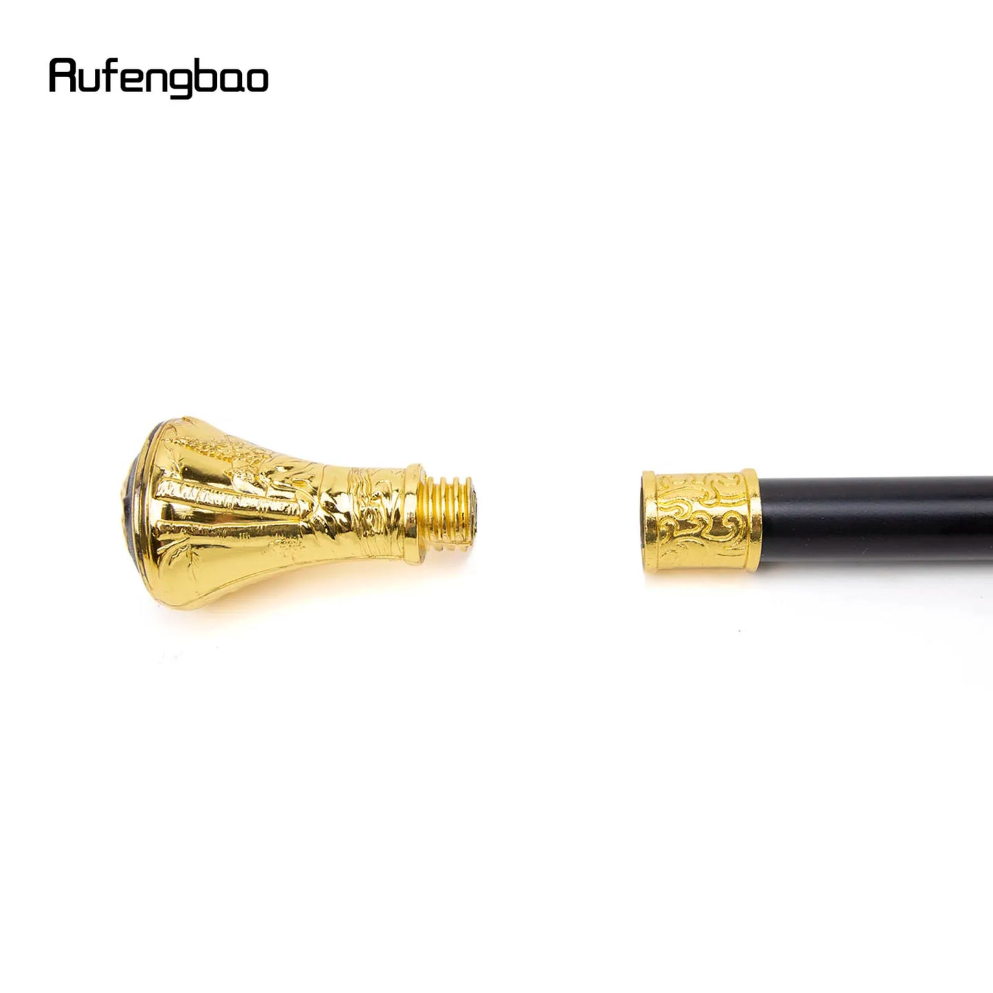 Gold Luxury Roaring Bear Head Totem Walking Cane Fashion Decorative Walking Stick Gentleman Elegant Cosplay Knob Crosier 93cm