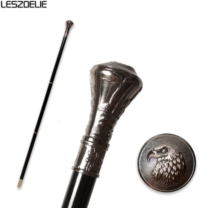 104cm Eagle Head Handle With Black And Red 3-Pieces Wooden Walking Stick Men Fashion Walking Canes Women Elegant Walking Stick