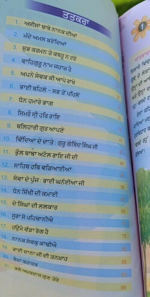 Sikh dharam mehma learn sikhism sikh stories kids story book kaida mk vol5