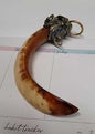 Sikh Soor Dand Authentic Antique Pendant Old Evil Eye Nazar Shield Dant Mastaney