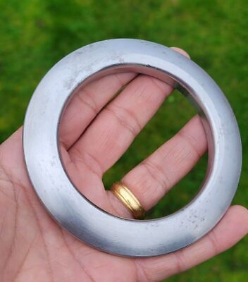 Sikh Kara Sarbloh Kada Pure Iron Smooth Chakri Heavy Khalsa Warrior Bangle OG13