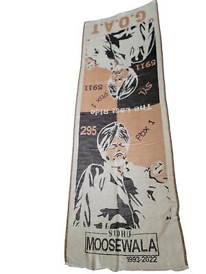 Sidhu Moosewala 5911 GOAT Shawl SYL Stole 295 Last Ride Indian Lohi Panjabi PBX1