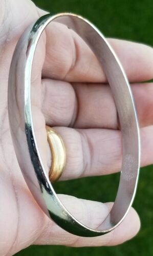 Sikh Iron Kara Smooth Design Singh Kaur Khalsa Kada Bangle Kakaar 5Ks New W8