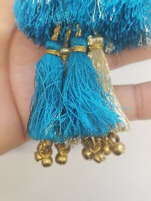 Indian Punjabi Pranda Mehndi Jagoo Charms Bridal Patiala Paranda Hair Braid A17