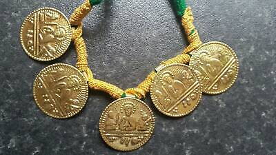 Punjabi Folk Cultural Bhangra Gidha Sat Kartar Taweets Green thread necklace C1