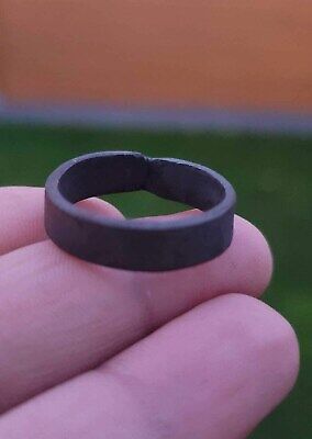 Horse shoe shani ring protection saturn plain challa iron chala astrology eee4