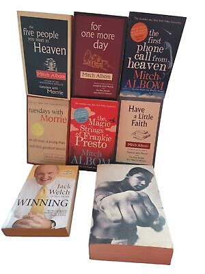 Mitch Albom Collection 6 Books Set Tuesdays With Morrie New Mohammed Ali Winning