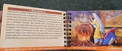 Sikh History Cards Part 2 for Kids Learn Sikhism Book Colour photos English MA