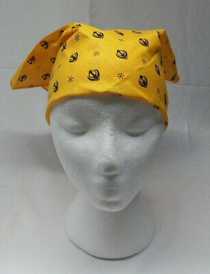 Sikh Punjabi Yellow Khalsa Khandas bandana Head Wrap Gear Rumal Handkerchief