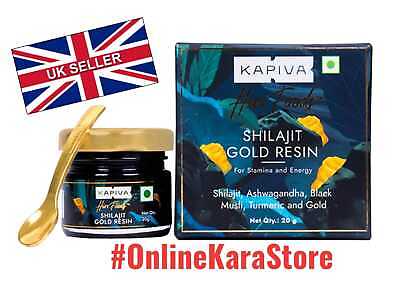 Kapiva Himalayan SHILAJIT GOLD Ashwagandha Resin 20g Ayurvedic Stamina Booster