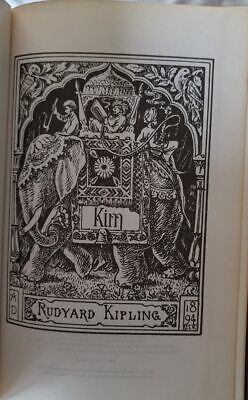 Vintage Book Kim by Rudyard Kipling 1988 Edition Hardcover Excellent Condition