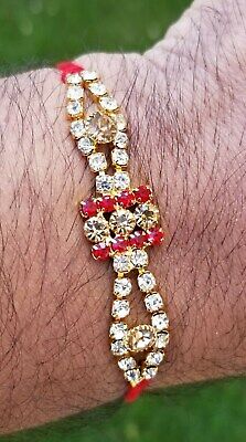 Hindu red thread evil eye protection stunning bracelet luck talisman amulet rr7