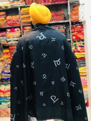 Gurmukhi Urra Airra Alphabet Panjabi Maryada Lohi Shawl Punjabi Indian Stole New