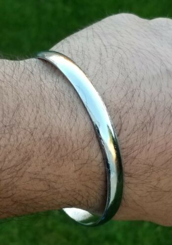 Sikh Iron Kara Smooth Design Singh Kaur Khalsa Kada Bangle Kakaar 5Ks New W8