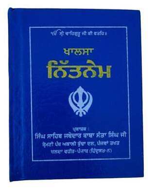 Khalsa Nitnem Gutka Japji Rehras Sukhmani Braham Kavach Bani Sikh Punjabi Book V