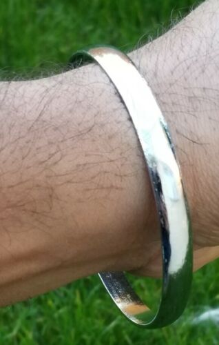 Sikh Iron Kara Smooth Design Singh Kaur Khalsa Kada Bangle Kakaar 5Ks New W8