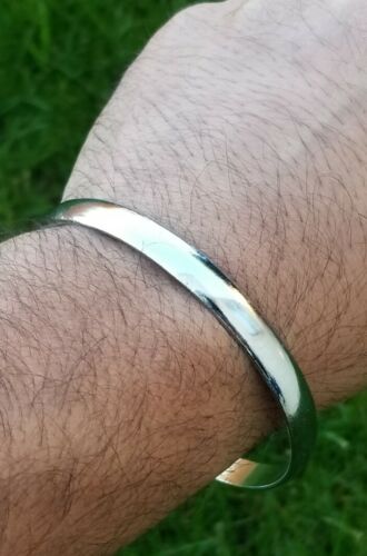 Sikh Iron Kara Smooth Design Singh Kaur Khalsa Kada Bangle Kakaar 5Ks New W8