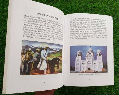 Sikh Kids illustrated Guru Teg Bahadur Sahib Ji Life Story Punjabi History Book