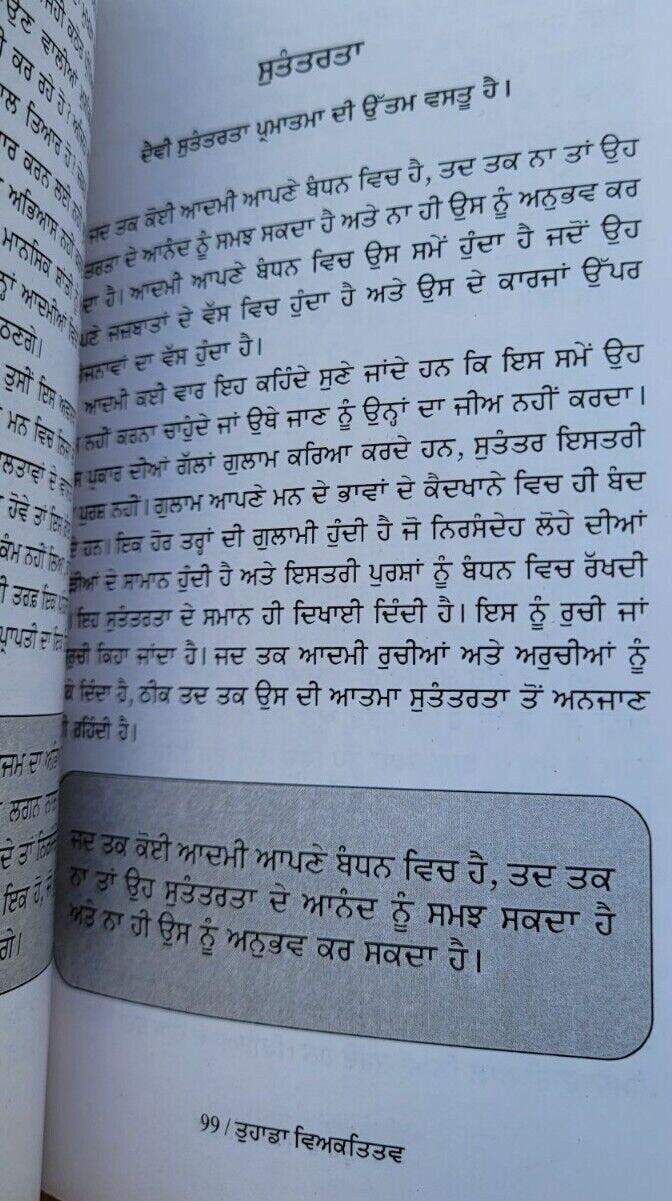 Tuhada viyaktitav swett marden inspirational self improvement book punjabi b55