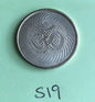 Silver Plated Laxmi Ganesh Ji Hindu OM Legend Good Luck Coin Gift XMas Token S19