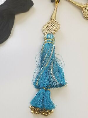 Indian Punjabi Pranda Mehndi Jagoo Charms Bridal Patiala Paranda Hair Braid A17