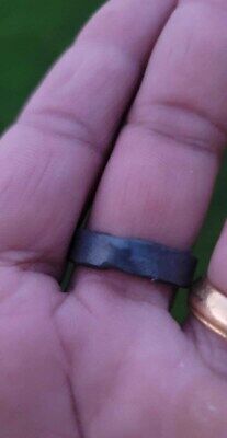 Horse shoe shani ring protection saturn plain challa iron chala astrology eee4