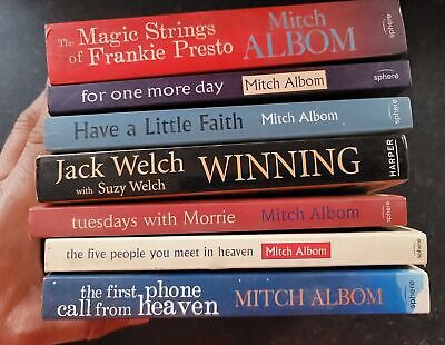 Mitch Albom Collection 6 Books Set Tuesdays With Morrie New Mohammed Ali Winning