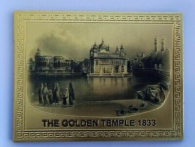 Sikh golden temple 1833 portrait fridge magnet singh souvenir collectible rr1