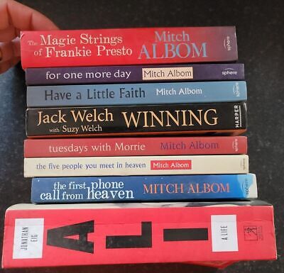 Mitch Albom Collection 6 Books Set Tuesdays With Morrie New Mohammed Ali Winning